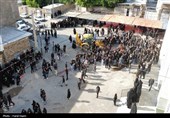 تصاویر زیبا از عزاداری سنتی روستای بوئین شهرستان سلطانیه