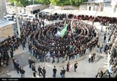 تصاویر زیبا از عزاداری سنتی روستای بوئین شهرستان سلطانیه