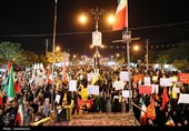 طنین فریادهای مرگ بر آمریکا و مرگ بر اسرائیل در یاسوج