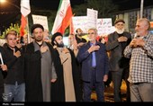 طنین فریادهای مرگ بر آمریکا و مرگ بر اسرائیل در یاسوج