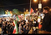 طنین فریادهای مرگ بر آمریکا و مرگ بر اسرائیل در یاسوج