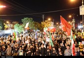 طنین فریادهای مرگ بر آمریکا و مرگ بر اسرائیل در یاسوج