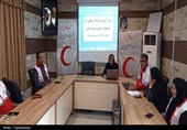 مشق خدمت در مسیر عاشقی؛ هلال‌احمر مهیای اربعین شد+فیلم