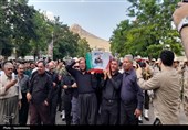 تشییع باشکوه شهید مدافع امنیت در بیجار+تصویر