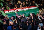 مراسم وداع با شهیده زهرا حداد عادل برگزار شد