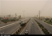 هجوم ریزگردها به کرمان