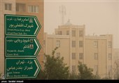 هجوم ریزگردها به کرمان