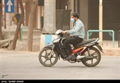 هجوم ریزگردها به کرمان