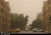 هجوم ریزگردها به کرمان