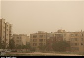 هجوم ریزگردها به کرمان