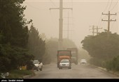 هجوم ریزگردها به کرمان