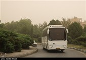 هجوم ریزگردها به کرمان