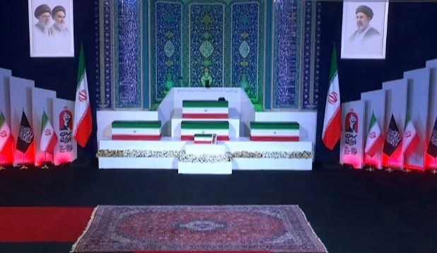 امام شهید , تشییع امام شهید , تشییع رهبر شهید , تشییع آیتاللهالعظمی سید علی خامنهای , بدرقه آقای شهید ایران ,
