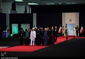 ادای احترام برخی مهمانان و مسئولان خارجی به پیکر امام شهید