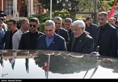 ورود هیئت‌های بین‌المللی به فرودگاه مهرآباد برای شرکت در مراسم وداع و تشییع امام شهید