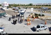 آیین بدرقه پاکابان زنجانی به مراسم تشییع رهبر شهید