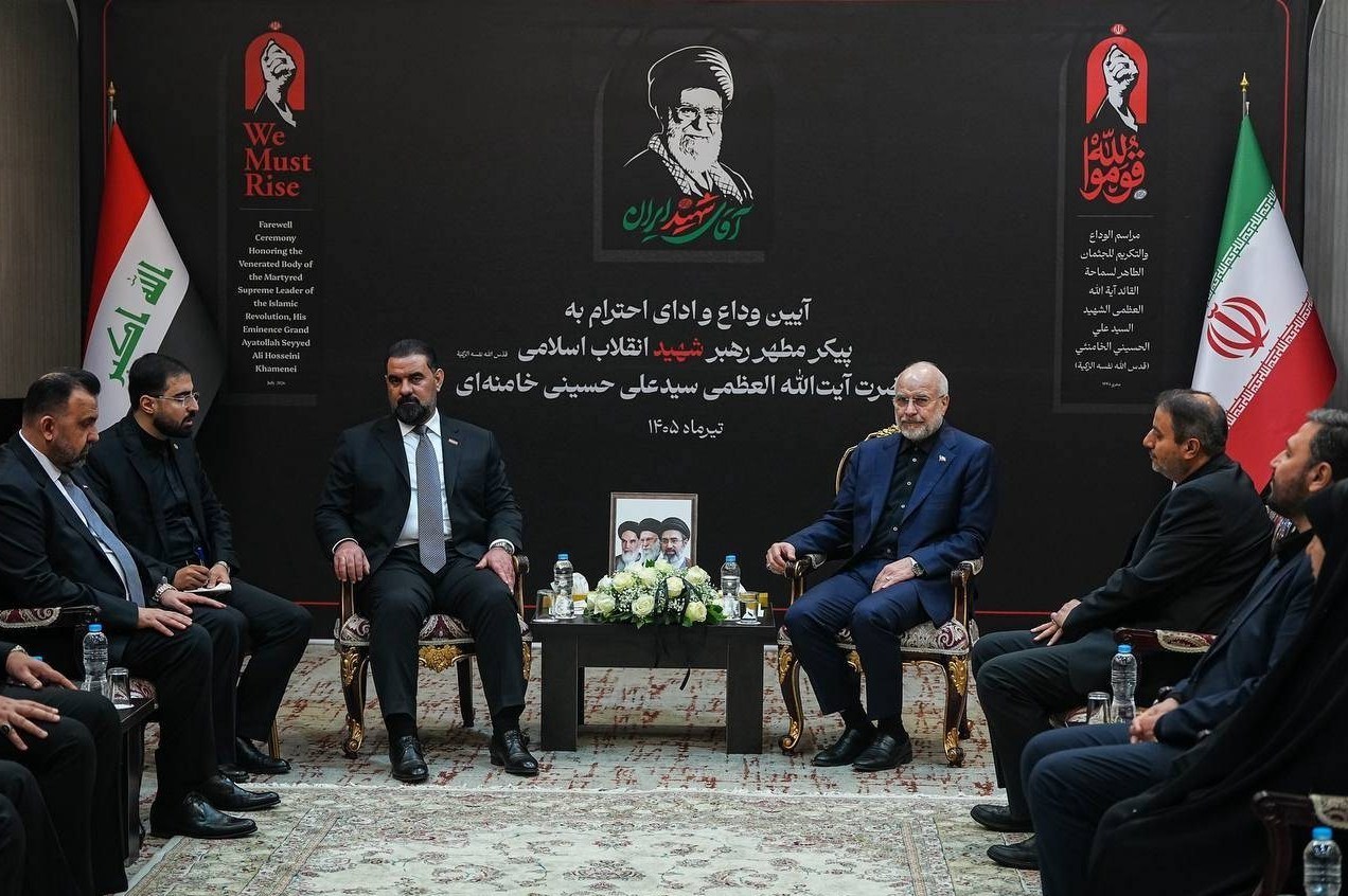 محمدباقر قالیباف , ریاست مجلس شورای اسلامی ایران , تشییع رهبر شهید , تشییع امام شهید , بدرقه آقای شهید ایران , تشییع آیت‌الله‌العظمی سید علی خامنه‌ای , 