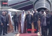ورود رئیس مجلس قطر به تهران برای شرکت در مراسم وداع با رهبر شهید