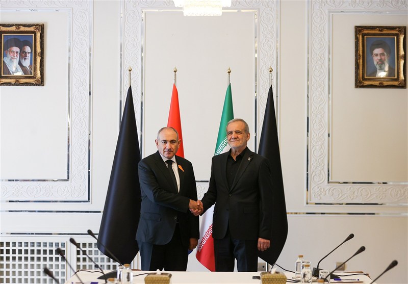 Pezeshkian, Pashinyan Reaffirm Strong Iran-Armenia Ties