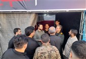 بازدید فرمانده سپاه استان تهران از مواکب زائران در بهارستان