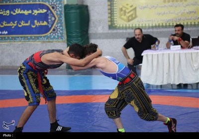 نفرات برتر کشتی پهلوانی نوجوانان کردستان مشخص شدند+تصویر