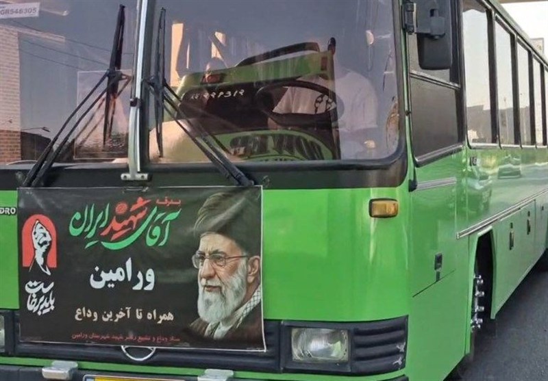 ورامین در بدرقه عاشقان؛ حرکت کاروان‌های مردمی به سوی وداع با رهبر شهید