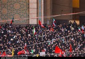 Церемония прощания иранского народа с Имамом Хаменеи в Тегеране