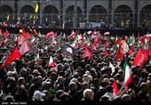 Церемония прощания иранского народа с Имамом Хаменеи в Тегеране