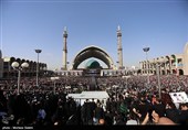 Церемония прощания иранского народа с Имамом Хаменеи в Тегеране