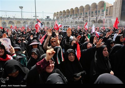 Women Turn Out in Large Numbers to Honor Martyred Leader