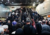 مترو تهران: 3 میلیون نفر تا ساعت 18 با مترو جا به جا شده اند