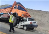 برخوردمرگبار کامیون و پراید در محور سربیشه ـ نهبندان؛ 6 نفر جان باختند