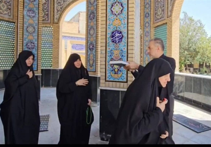 استقرار خادمیاران رضوی ورامین در مصلای تهران برای خدمت به زائران