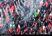 مراسم اقامه نماز بر پیکر امام شهید امت