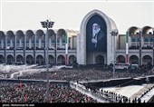 مراسم اقامه نماز بر پیکر امام شهید امت
