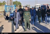 بدرقه زائران زنجانی به مراسم تشییع