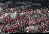 مراسم اقامه نماز بر پیکر امام شهید امت -2
