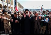 مراسم اقامه نماز بر پیکر امام شهید امت -3