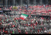 مراسم اقامه نماز بر پیکر امام شهید امت