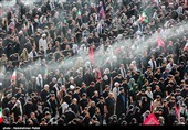 مراسم اقامه نماز بر پیکر امام شهید امت