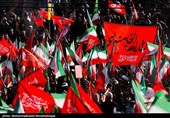 مراسم اقامه نماز بر پیکر امام شهید امت -4