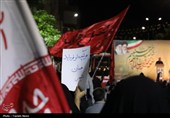 وداع جانسوز مردم سمنان با پیکر رهبر شهید انقلاب اسلامی
