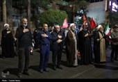 وداع جانسوز مردم سمنان با پیکر رهبر شهید انقلاب اسلامی