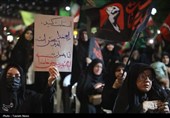 وداع جانسوز مردم سمنان با پیکر رهبر شهید انقلاب اسلامی