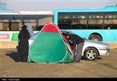 مراسم بدرقه زائران مراسم وداع با رهبر شهید انقلاب