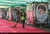 مراسم بدرقه زائران مراسم وداع با رهبر شهید انقلاب
