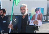 مراسم بدرقه زائران مراسم وداع با رهبر شهید انقلاب