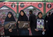 بدرقه زائران مراسم وداع با رهبر شهید انقلاب - شیراز