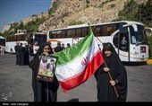 بدرقه زائران مراسم وداع با رهبر شهید انقلاب - شیراز