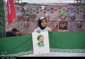 بدرقه زائران مراسم وداع با رهبر شهید انقلاب - شیراز
